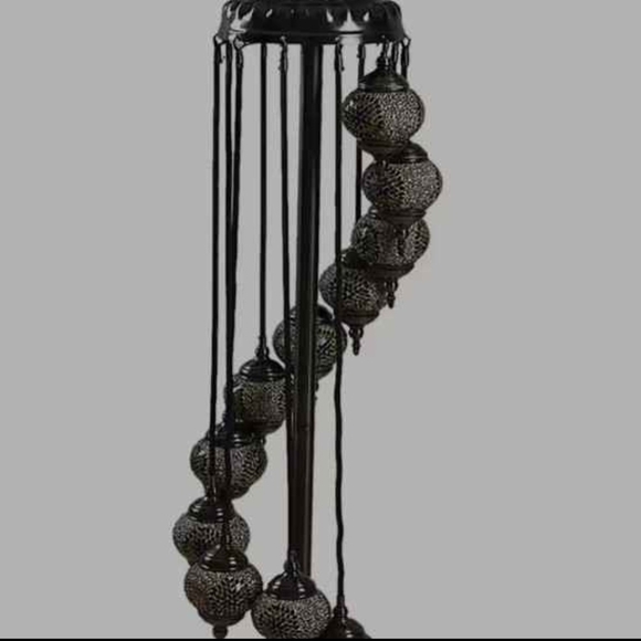 LED Inspired 11 Globe Glass Mosaic Lamp In Box - Picture 2 of 6